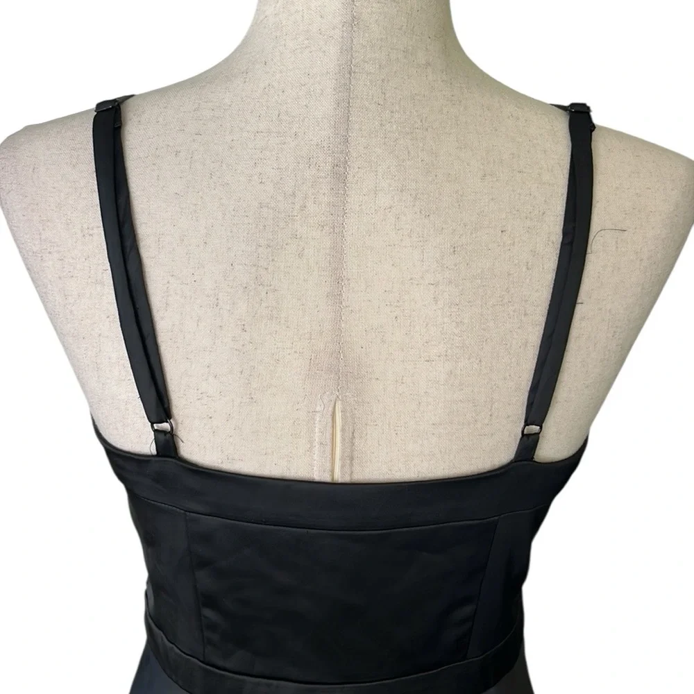 Forever 21 Exclusive Satin Fit and Flare Corset Dress - Picture 11 of 12